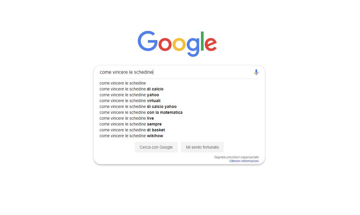 come vincere le schedine