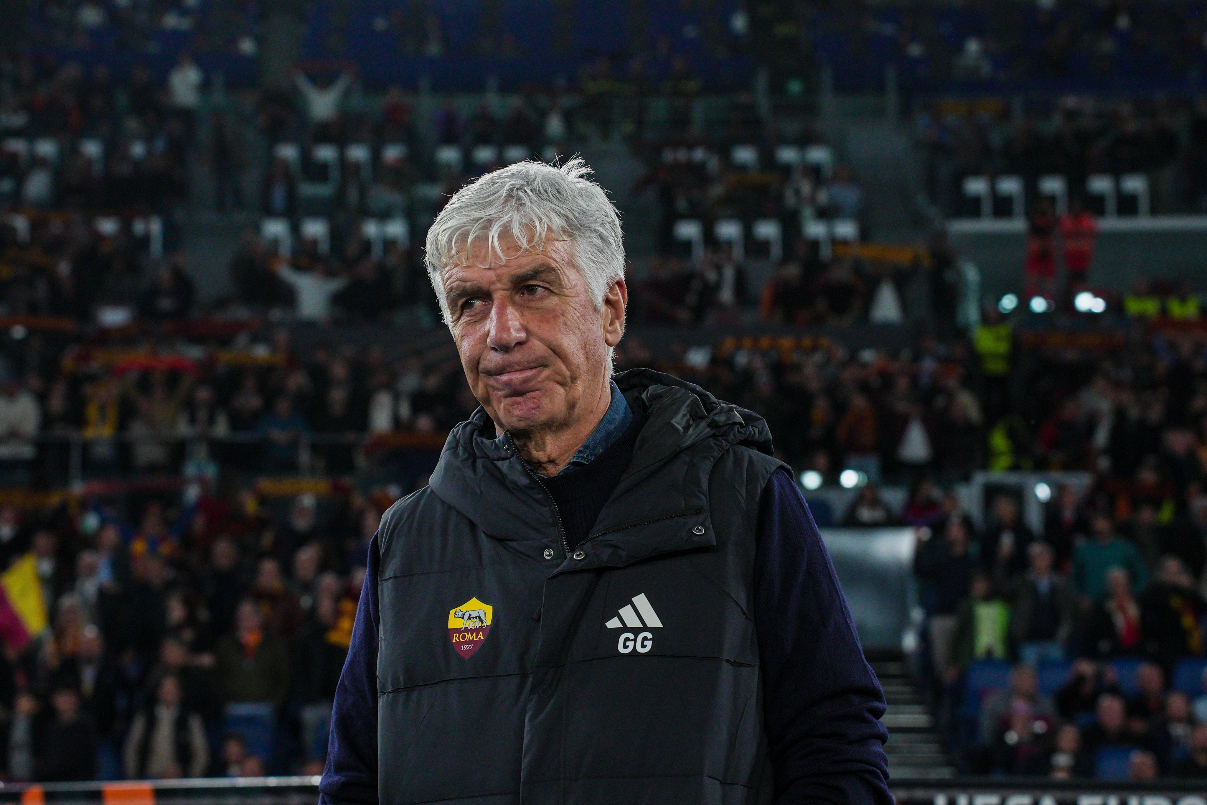 Gasperini in lacrime in conferenza: il rapporto con Percassi, l’addio all’Atalanta e il futuro alla Roma
