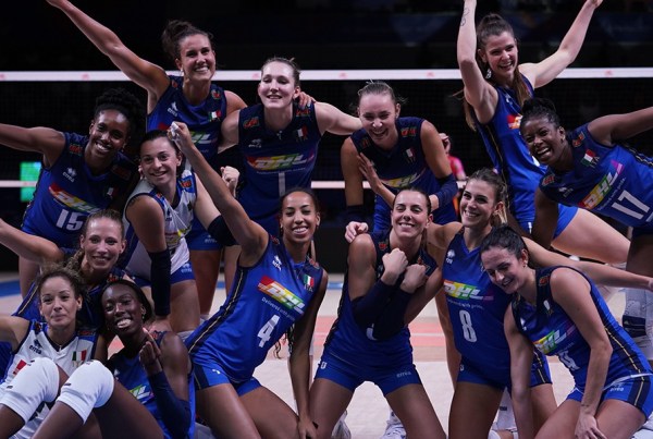 Italia VNL femminile vittoria Cina Antropova
