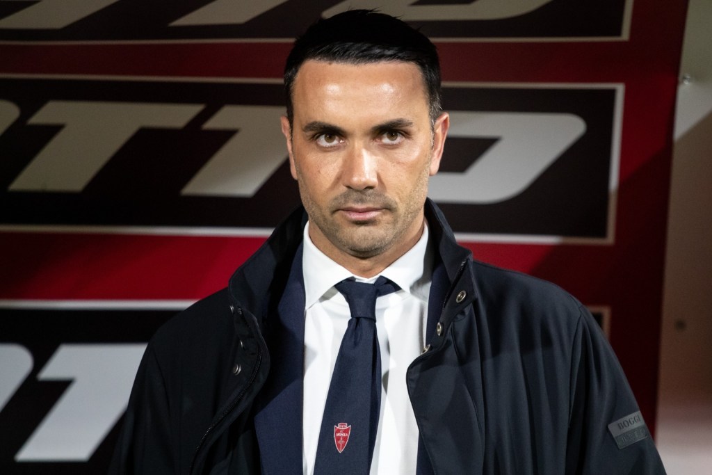 Palladino nuovo allenatore del Bologna durante il primo allenamento al centro tecnico rossoblù.